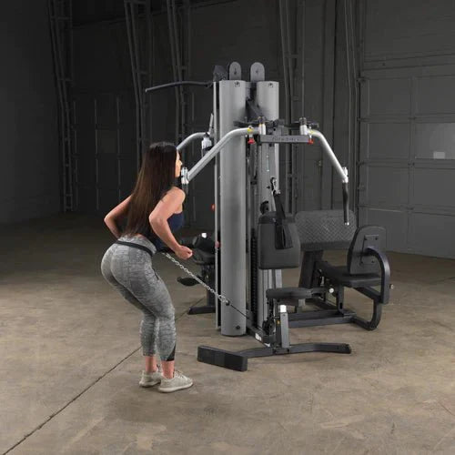 Body-Solid G9S Multi Station Home Gym with GIOT9 Inner Outer Thigh Attachment Package