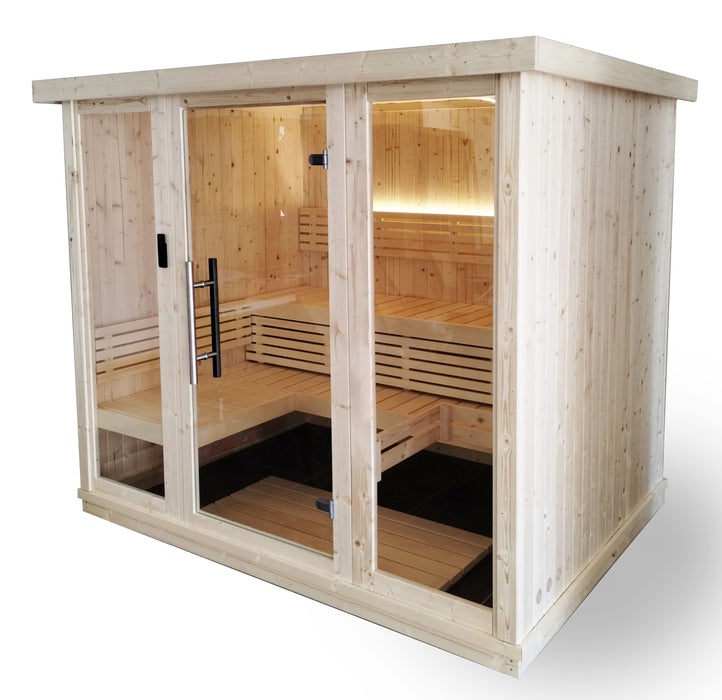 Saunalife 4 Person Traditional Indoor Sauna | Model X6